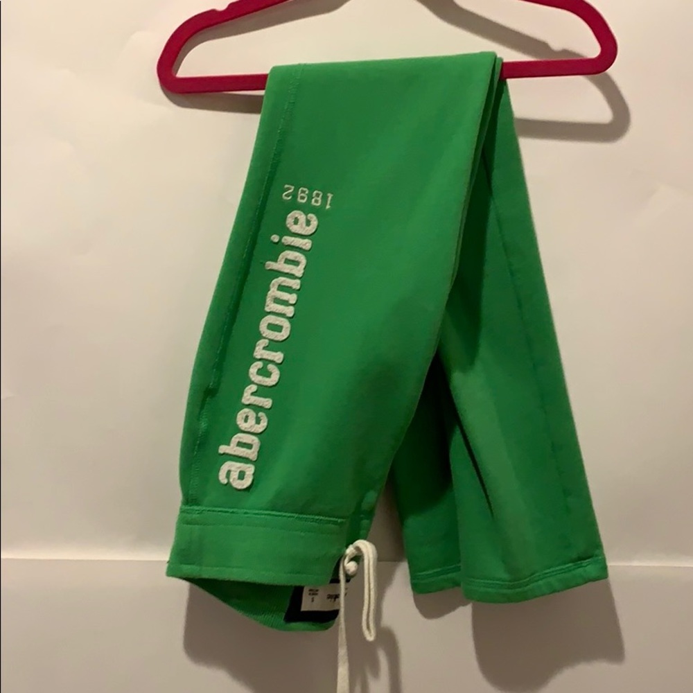 Green sweatpants